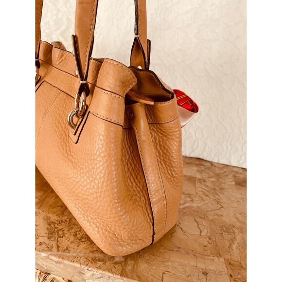 Coach penelope F14686 light melon pebble Leather Satchel BAG PURSE - Picture 4 of 9